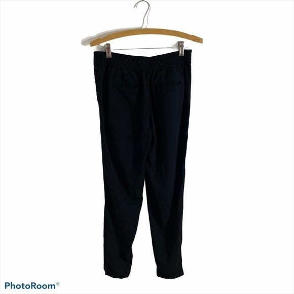 Loft Skinny Leg Cuffed Black Dress Pants Marisa 0T - Picture 4 of 10